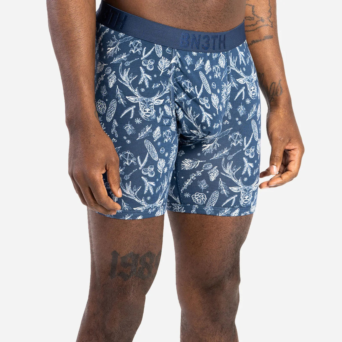 BN3TH Men's Classics Boxer Brief Premium Underwear with Pouch