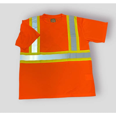 Big Visibility S/S Safety T-Shirt with Pocket - X Large /