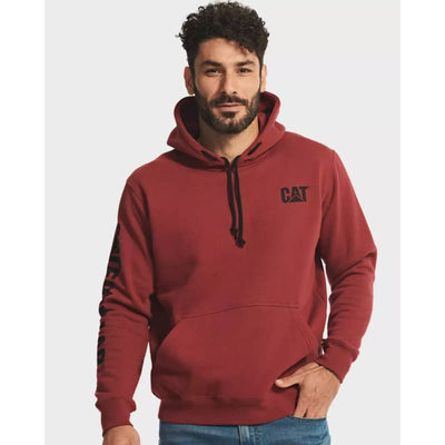 Caterpillar Men’s Trademark Banner Hooded Sweatshirt - Large
