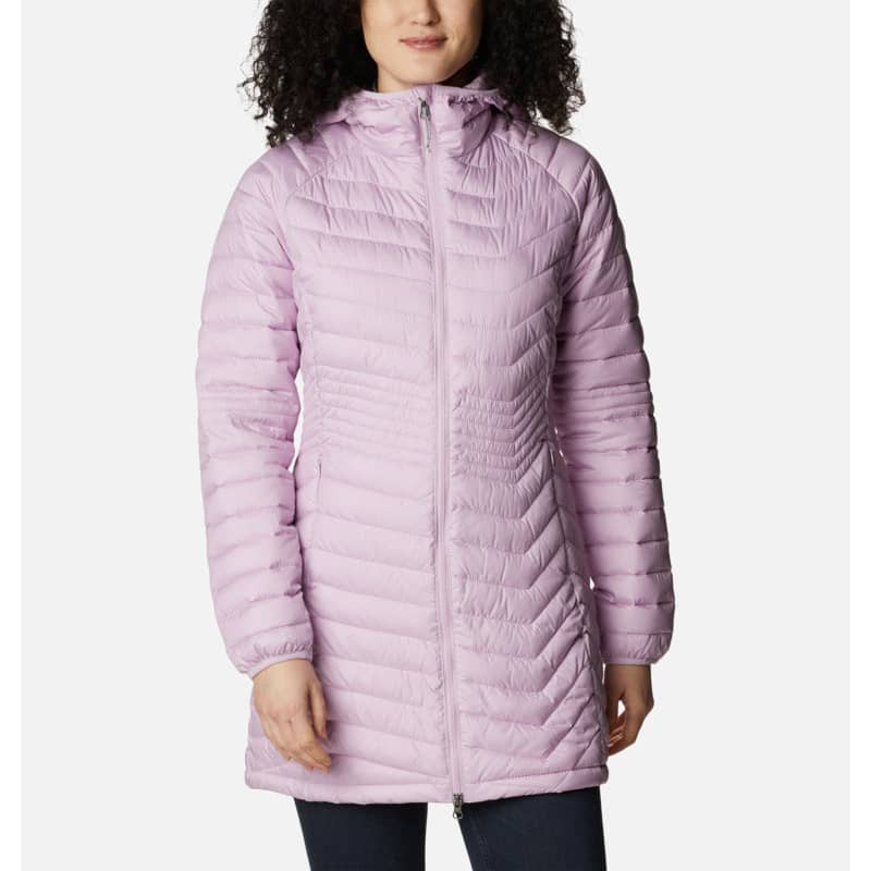 Columbia Women's Powder Lite Hooded Jacket, Beetroot, X-Small at