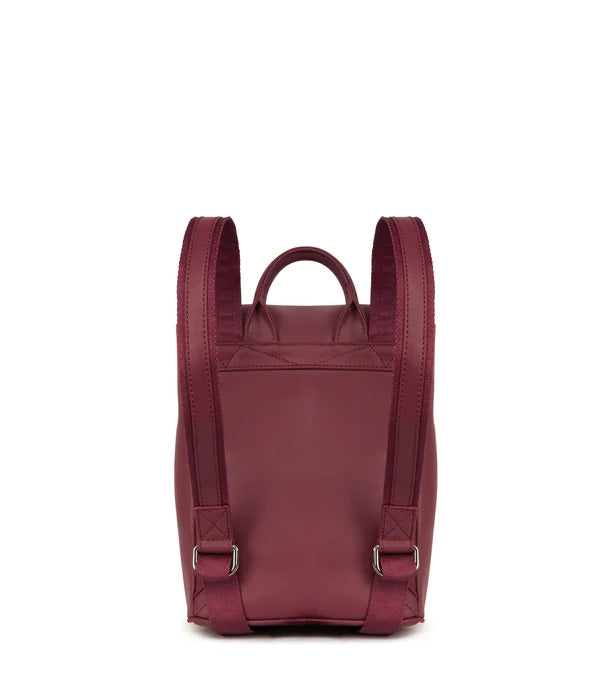 fabimini mini backpack Matt & Nat Fabimini Vegan Backpack-Beetroot, Mushroom