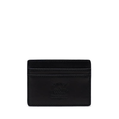 Herschel Charlie Leather Wallet - Black-00001 - Accessories