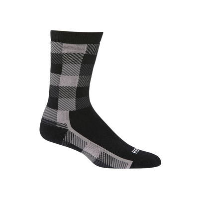 Kombi Unisex Camp Ground Casual Socks - Small / Black/Grey -