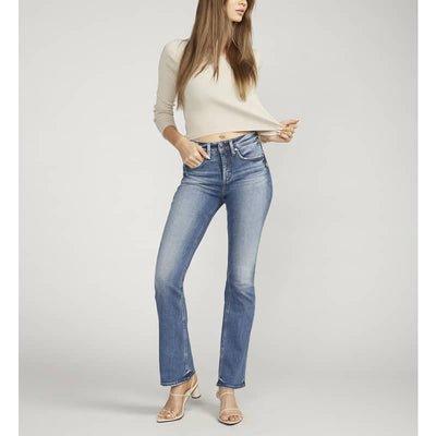 Silver Jeans Co. Avery Curvy Fit High Rise Slim Bootcut