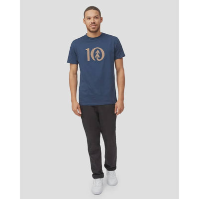 TenTree Men Organic T-Shirt - Small / Dress Blue - Men