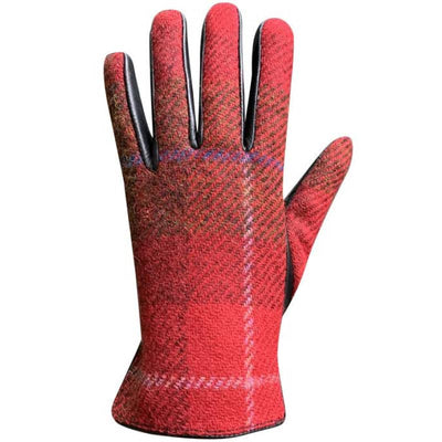Auclair Women’s Terri Wool Gloves - 6.5 / Red/Black/White - 