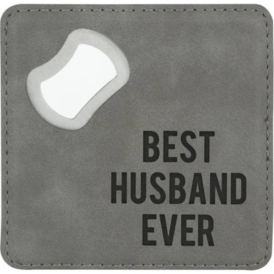 Best Husband - 4 x 4 Bottle Opener Coaster - Gifts