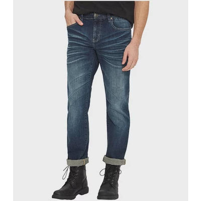 Black Bull Men’s 5 Pocket Jeans In Used Worn Wash - Men