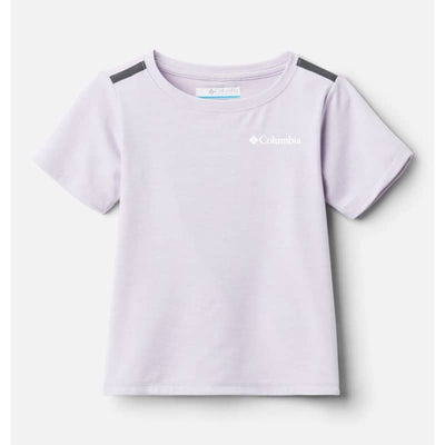 Columbia Girls’ Tech Trek Short Sleeve Shirt - Small / Pale 