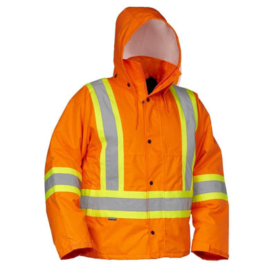 Forcefield Hi Vis Safety Driver’s Jacket - Orange / Medium -