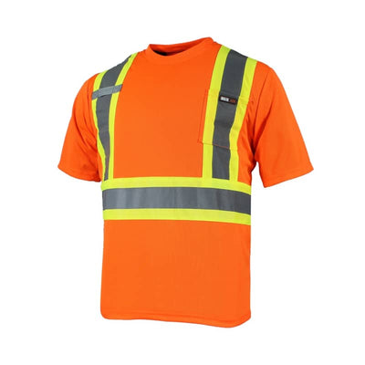 Ganka Hivis T-Shirt 10/4 JOB Quick Dry - Small / Orange - 