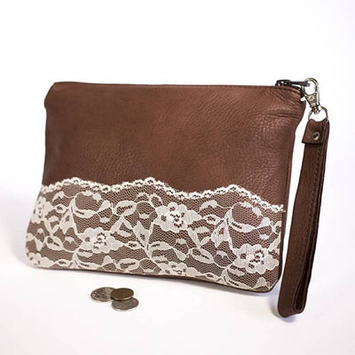 Hides In Hand Chantilly Lace Wristlet - Women
