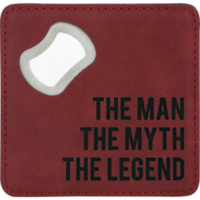 The Legend - 4 x 4 Bottle Opener Coaster - Gifts