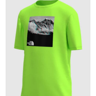 The North Face Boys S/S Graphic Tee - XX Small / Safety 