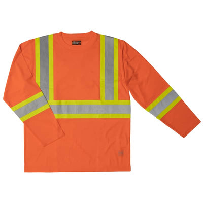 Tough Duck Long Sleeve Safety Micro Mesh T-Shirt - Small / 