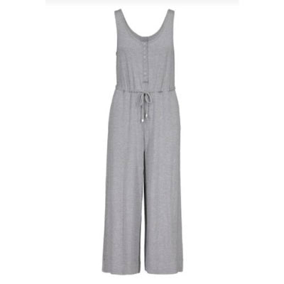 TRIBAL JEANS FRENCH TERRY JUMPSUIT - X Small / Grey Mix - 