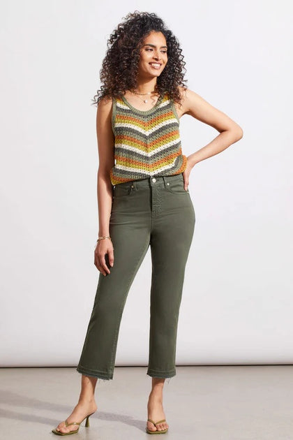 Tribal Audrey Glitz Pull On Ankle Pants