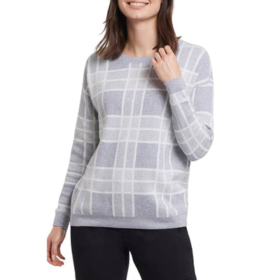 Tribal Women’s Reversible Print Cotton Sweater - X Small / 