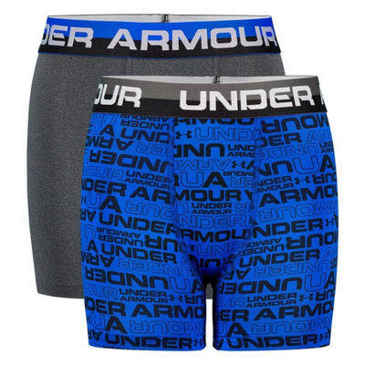 Under Armour Boys’ UA Wordmark Boxerjock 2-Pack - Boys 7-16Y