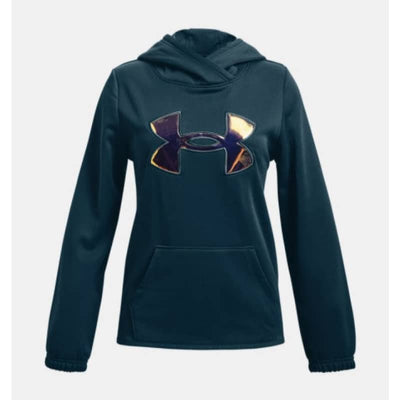 Under Armour Girls’ Armour Fleece® Iridescent Big Logo Hood 