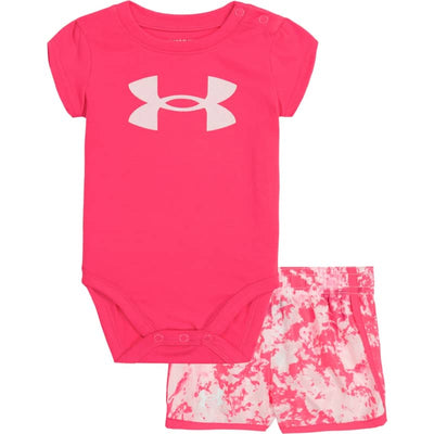 Under Armour Girls’ Infant UA Candy Clouds Short Sleeve & 