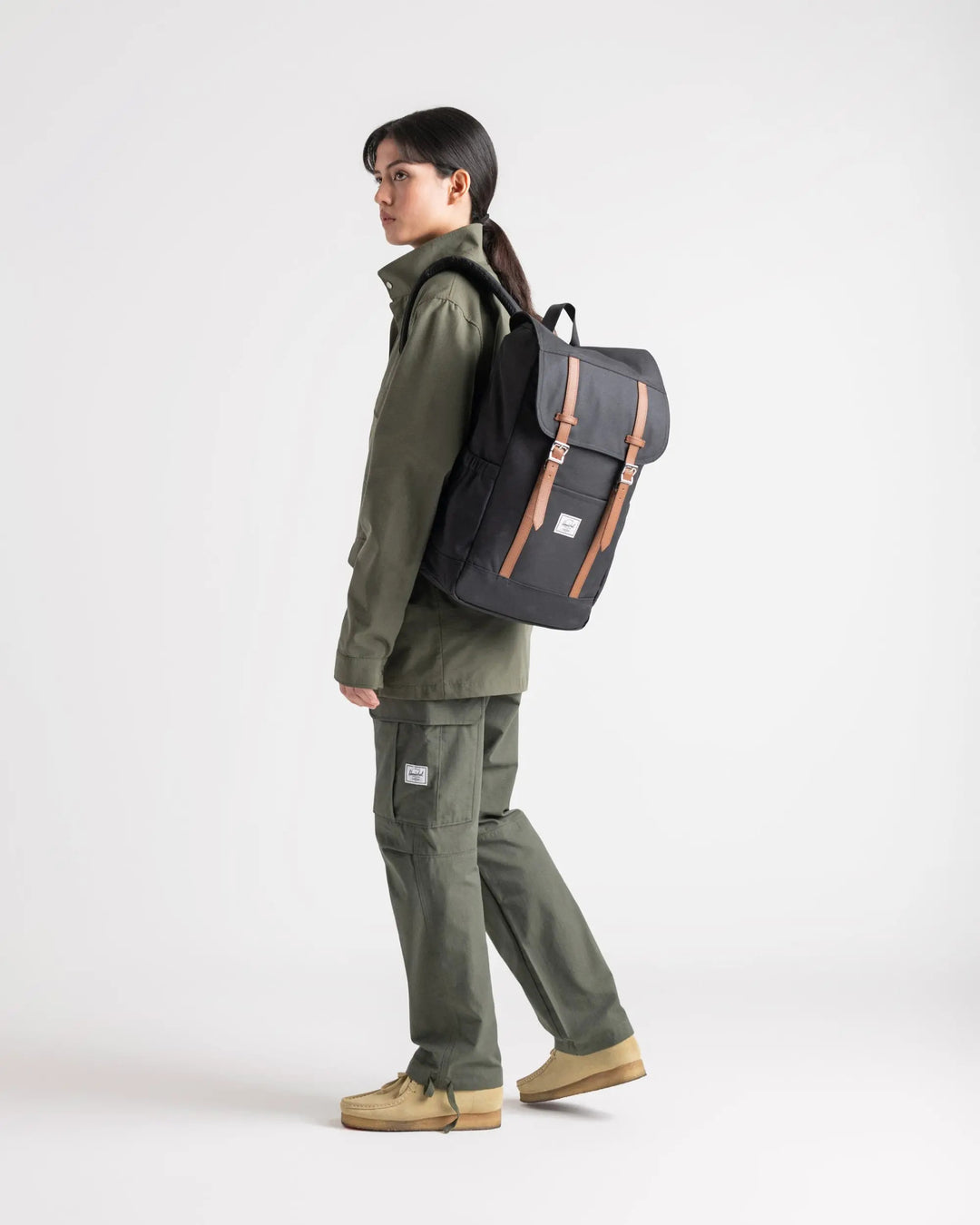 Herschel Retreat Backpack - 23L - Oxblood Red Quilted display picture 1