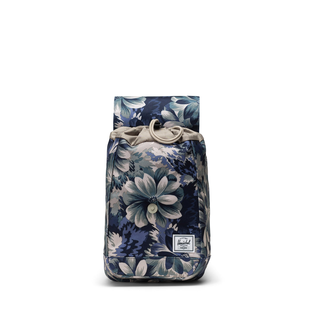 blue herschel backpack with flowers Herschel Unisex Retreat Sling Bag-5L- Floral Tapestry