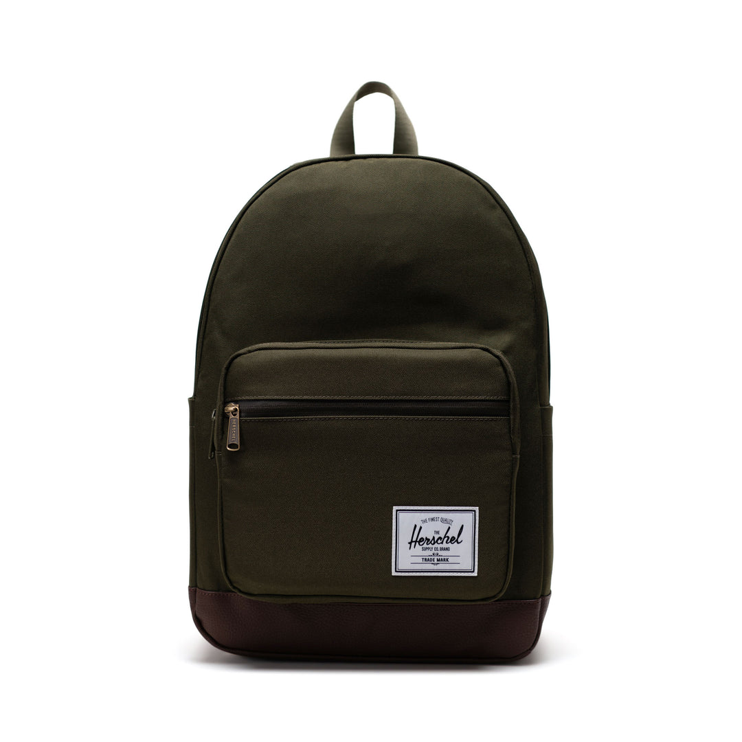 Herschel Unisex Pop Quiz Backpack-25L- Black/Tan, Ivy Green/Chickory C Herschel Unisex Pop Quiz Backpack-25L- Black/Tan, Ivy Green/Chickory C