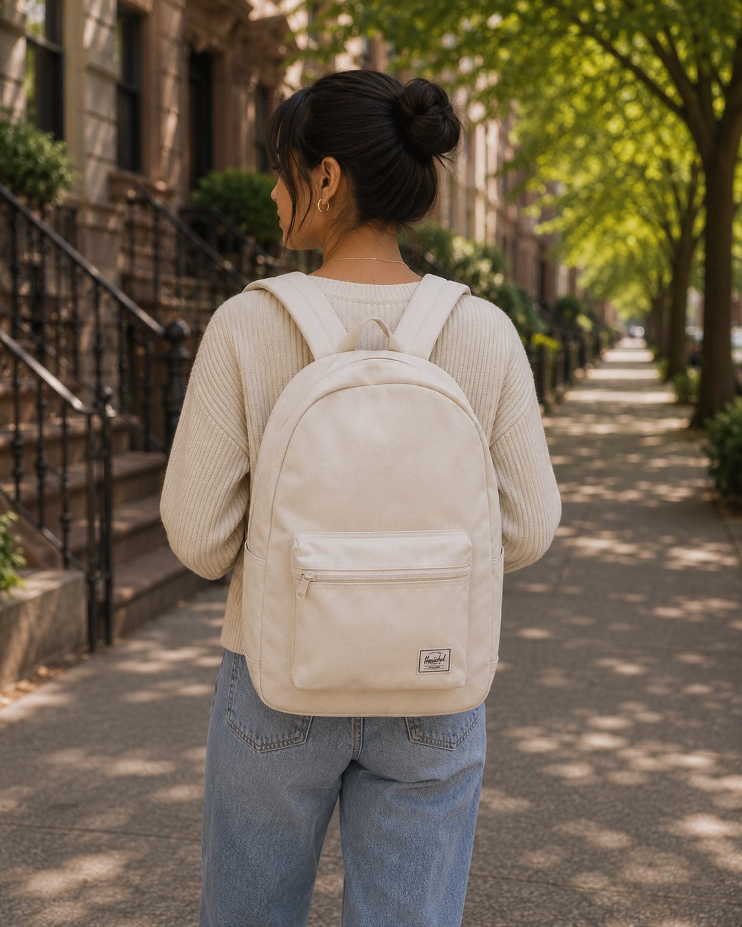 herschel backpack natural Herschel Unisex Pacific Cotton Daypack - 23.5L