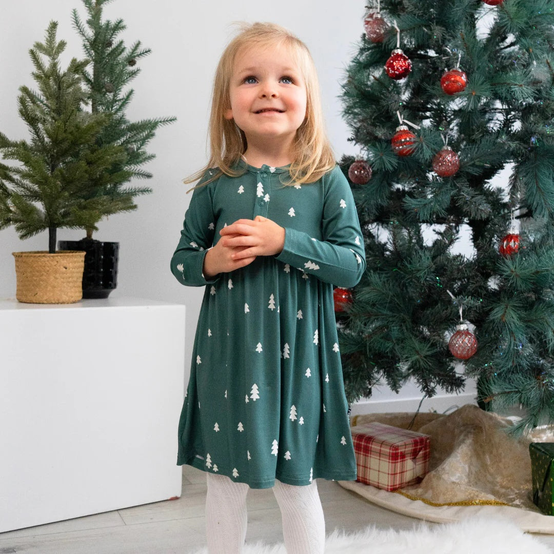 slim fit dress slacks Belan.J Toddler Girls Long Sleeves Peplum Dress