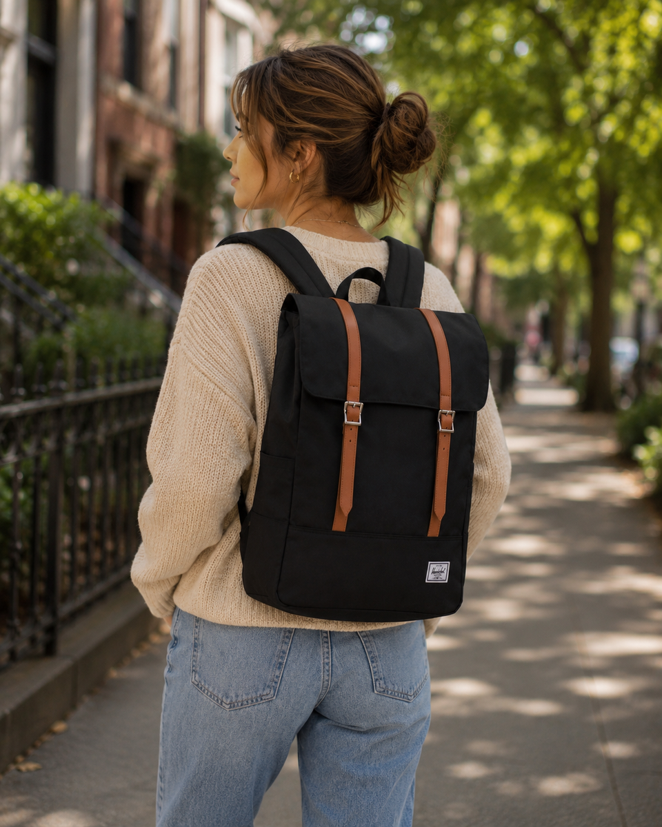 herschel backpack survey black Herschel Unisex Survey Backpack - 20L