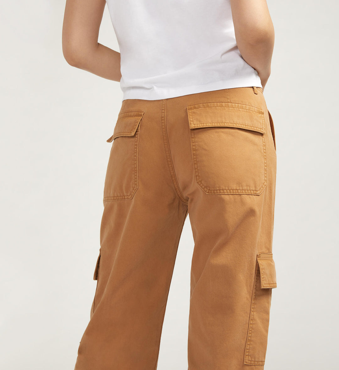 [Margesherwood ] / ☆ DRAW STRING CARGO PANTS / brown HBYJLZYG Cargo Pants For Men, Multiple Pockets Drawstring