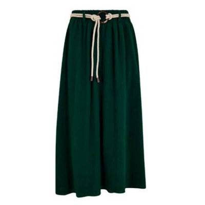 Apricot Women’s Rope Belt Slub Cotton Skirt - X Small /