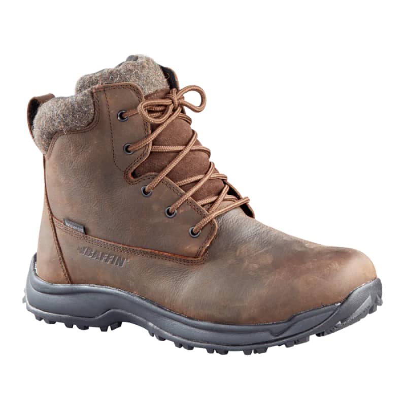 Buffin Inner Boot Baffin Men's Truro Boots with IceBite Grip Sole - Black, Brown