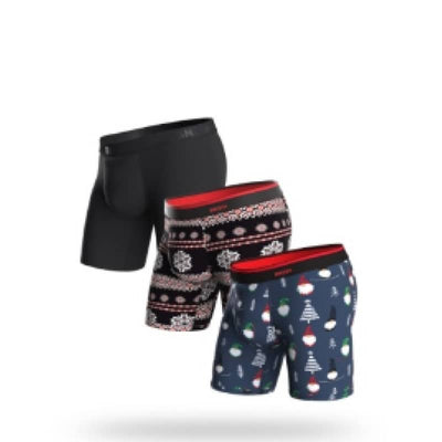 BN3TH Men’s Holiday 3 Pack Underwear - Small / Holiday - Men