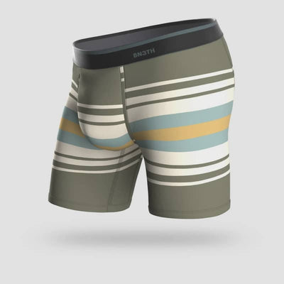 BN3TH Men’s Sunday Stripe Underwear - Small / Army Green -