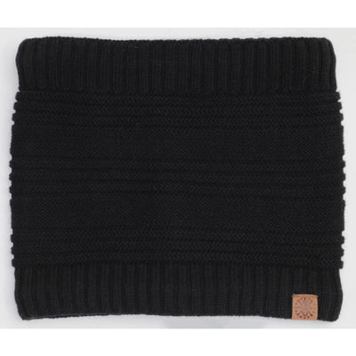 Calikids Unisex Knit Teddy Lined Neck Warmer - One Size /