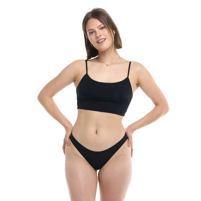 Eidon Women’s Bikini Bottom - BLACK LICORICE - Small / BLACK