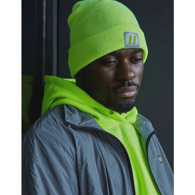 Forcefield Toque with Reflective Patch - Lime - Workwear