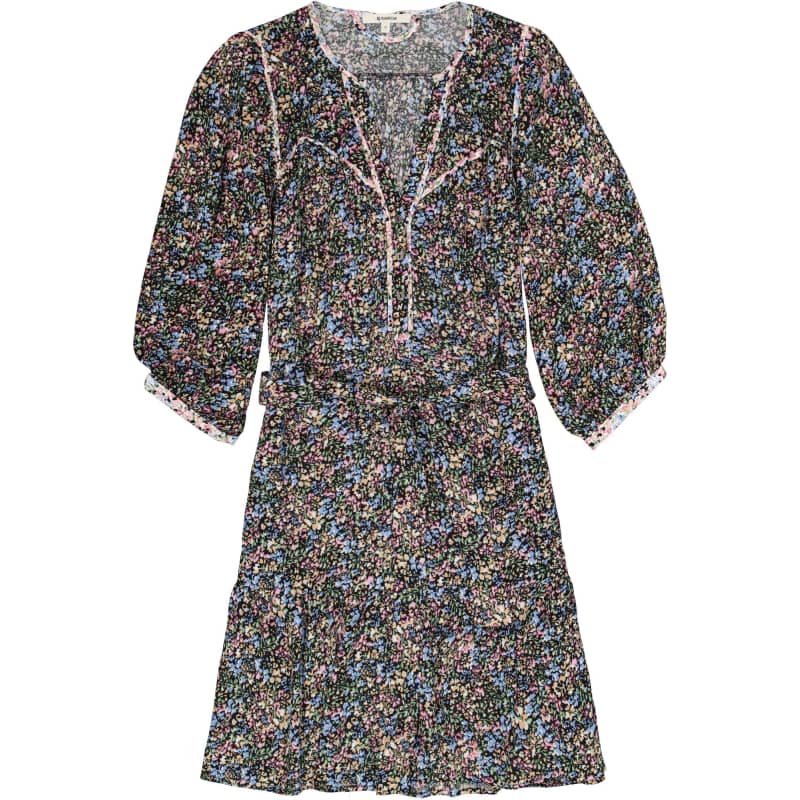 GARCIA WOMEN'S 3/4 SLEEVE DRESS WITH FLOWER PRINT