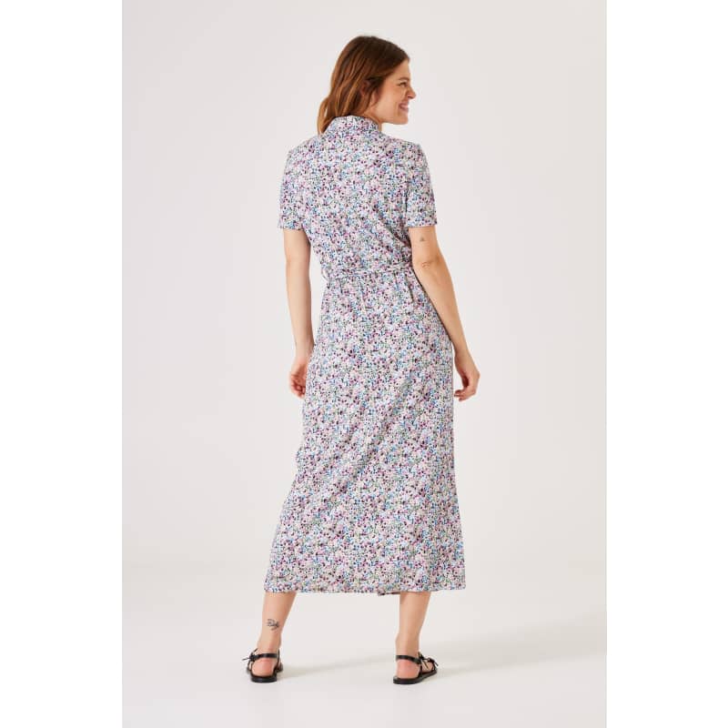 GARCIA WOMEN'S FLORAL PRINT MAXI DRESS