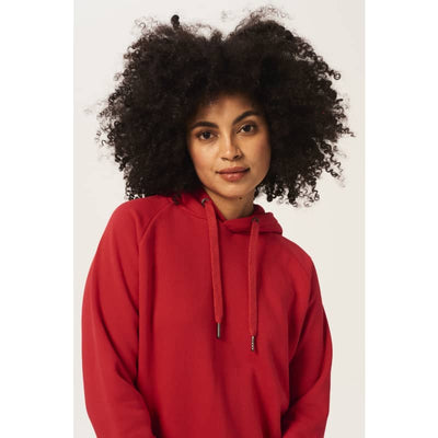 Garcia Women’s Solid Color Hoodie - X Small / Red Lips-8054