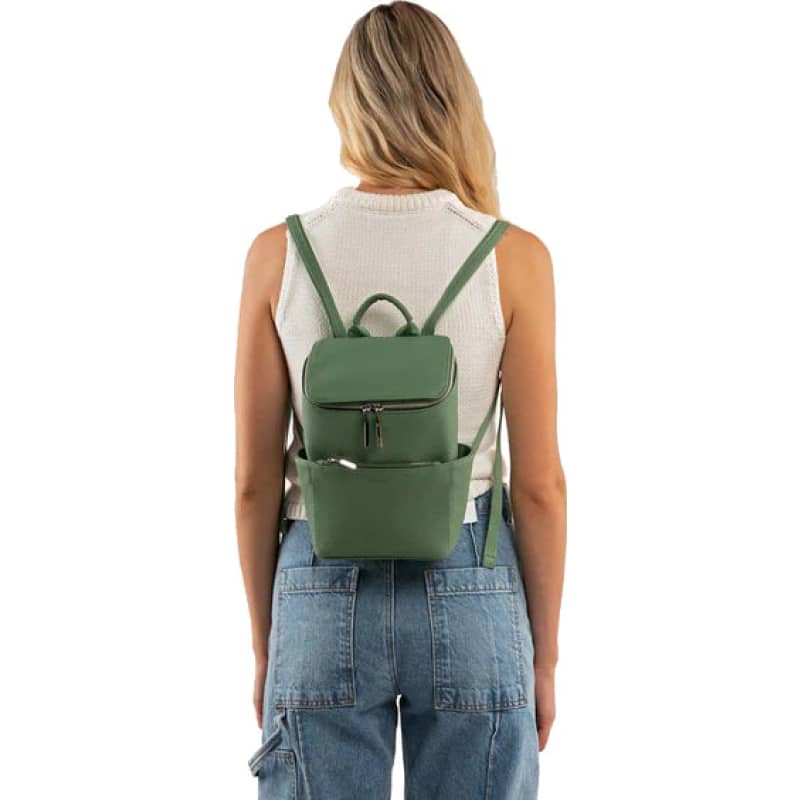 brave faux leather backpack matt & nat MATT & NAT BRAVE PURITY SMALL VEGAN BACKPACK