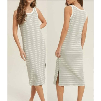 Motion Women’s Sleeveless Striped Maxi Dress - Women