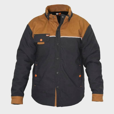 Orange River DALLAS Stretch lined Jacket - Small / Black/Tan