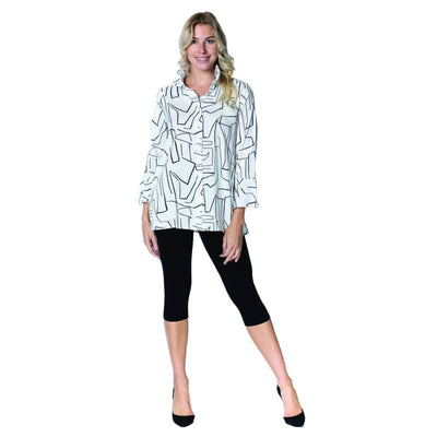 Papa Fashions Women’s Blouse with Bell Sleeves - Small /
