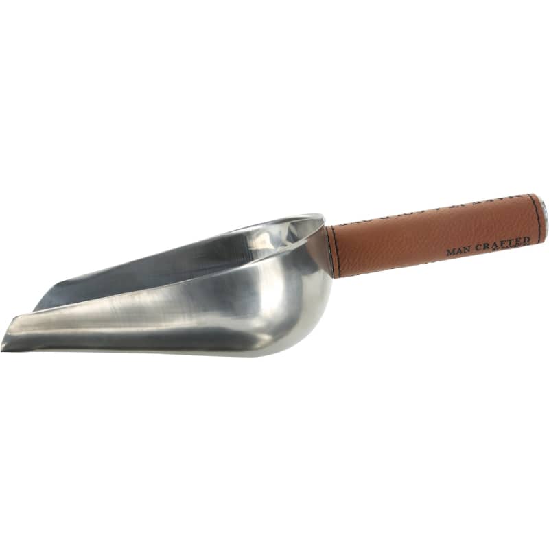 Cold One, PU Leather & Stainless Steel Ice Scoop - Man Crafted - Pavilion