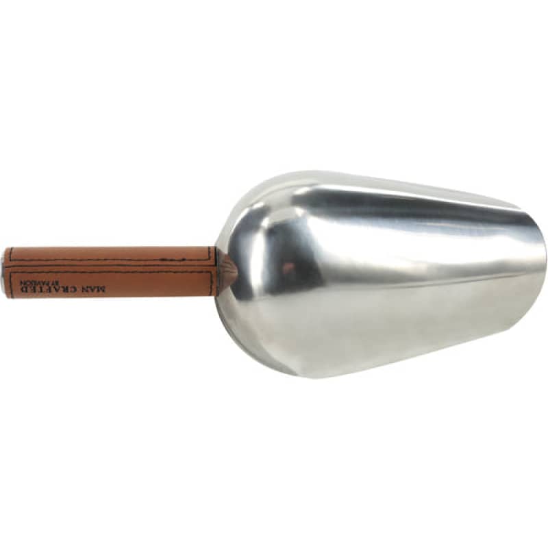 Cold One, PU Leather & Stainless Steel Ice Scoop - Man Crafted - Pavilion