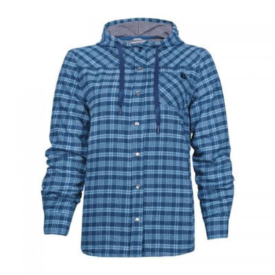 P&F Workwear Women’s Lined Flannel Hooded Shirt - X Small /
