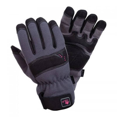 P&F Workwear Women’s Work Gloves – PF095 - Small / CHARCOAL